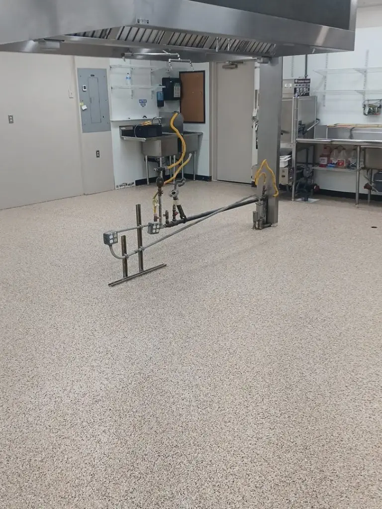 Kitchen Refurbish Carriage Manor Resort Flooring & Walls