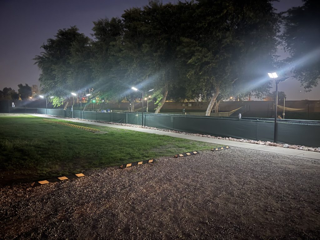 Carriage Manor Resort Solar Lights Patriots Park / Dog Park